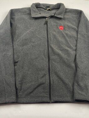 Staples Employee Fleece Jacket Men’s L Core365 Full Zip Black Embroidered